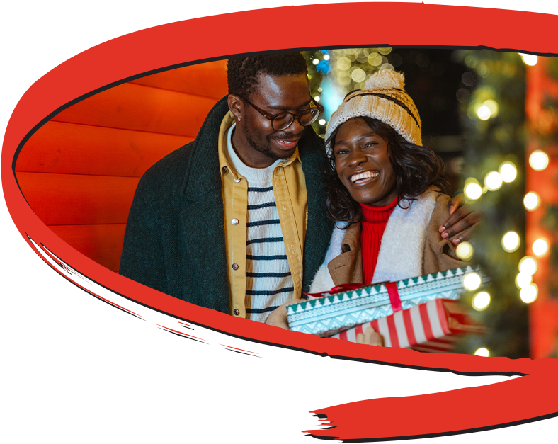 Lady using her wow mobile app