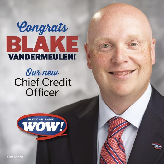 Blake Vandermeulen Appointed Chief Credit Officer.