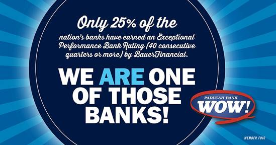We are in the top 25% of banks.