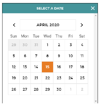 Select a Date