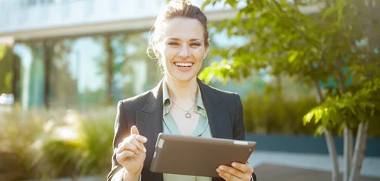 Women on an Ipad