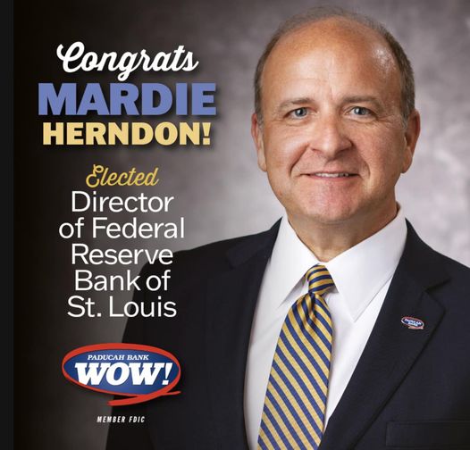 Mardie Herndon Elected Director of Federal Reserve.